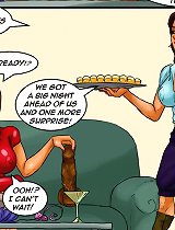 Busty slut fucked by kinky police bitch and dude in cartoon xxx comics