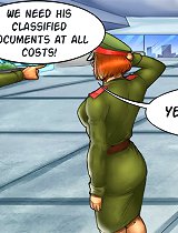 Mad sex cartoons with lusty bitches drilled in all dirty holes