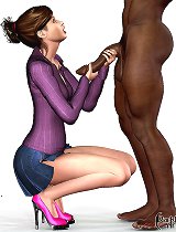 3d porn free with interracial couple