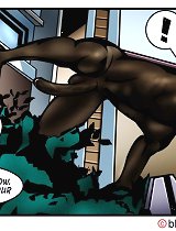 Interacial cartoon porn. Cheating wife and her black fucker