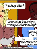 Hot interracial cartoon sex