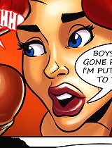Porn comics with interracial threesome - shut the fuck up and suck my black dick