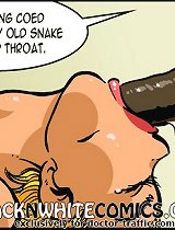 This young coed taking my old snake down her throat on these cartoon porn comics