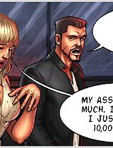 Dirty anal hentai comics with blonde whore getting facial cumshot after ass fuck