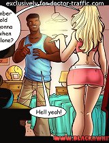 Are we the only ones on interracial cartoons? Yeah, my parents are out having a date night