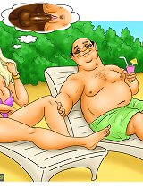 Porn cartoons. All you rich bitches are all the same wanting our big black cocks in that white pussy!