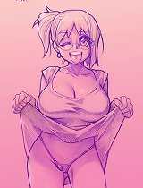 Four holes at once in these porn comics