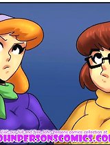 Scooby Doo porn parody comix with horny detectives